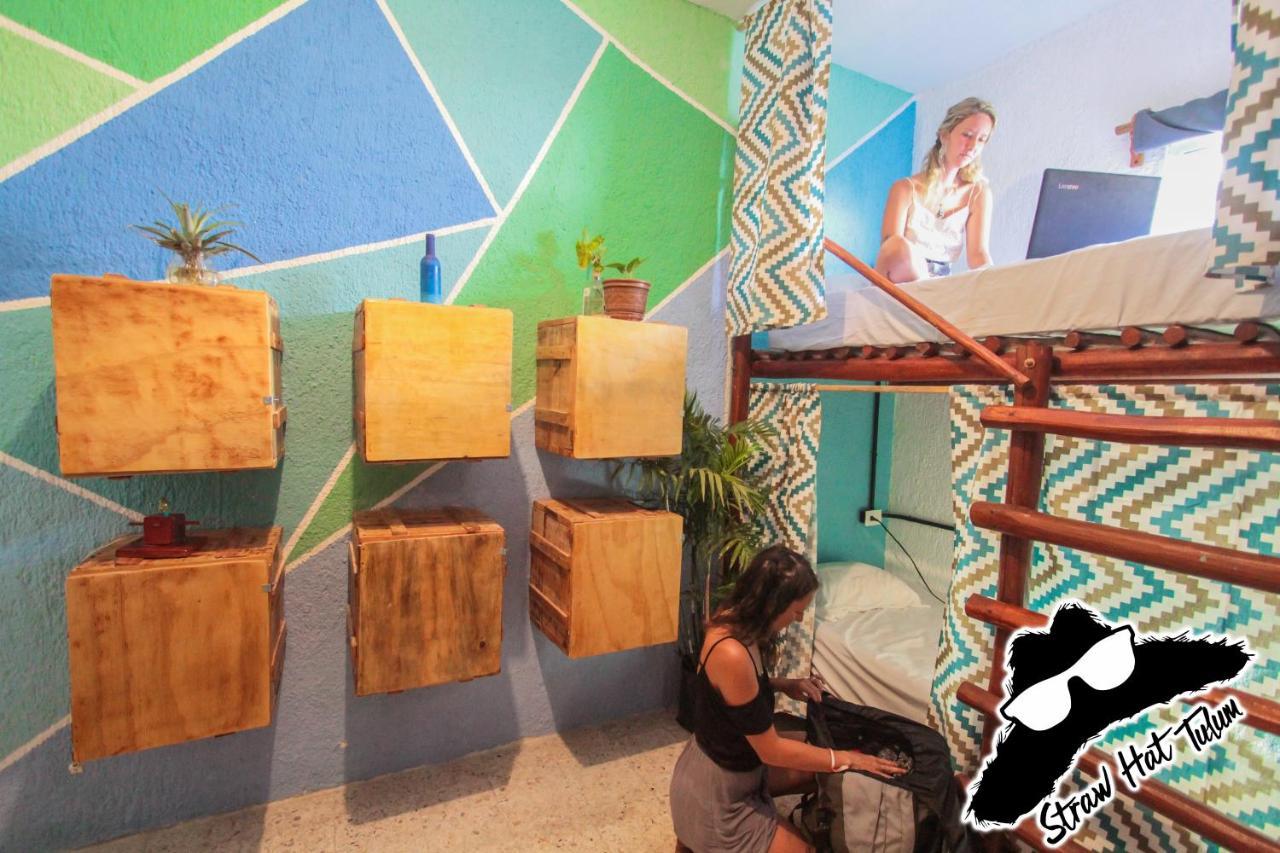 Straw Hat Hostel & Rooftop Bar Tulum Exterior photo